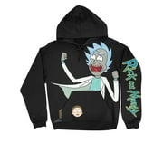 Rick and Morty Men's \u0026 Big Men's Graphic Pullover Hoodie with Pocket, Sizes S-3XL